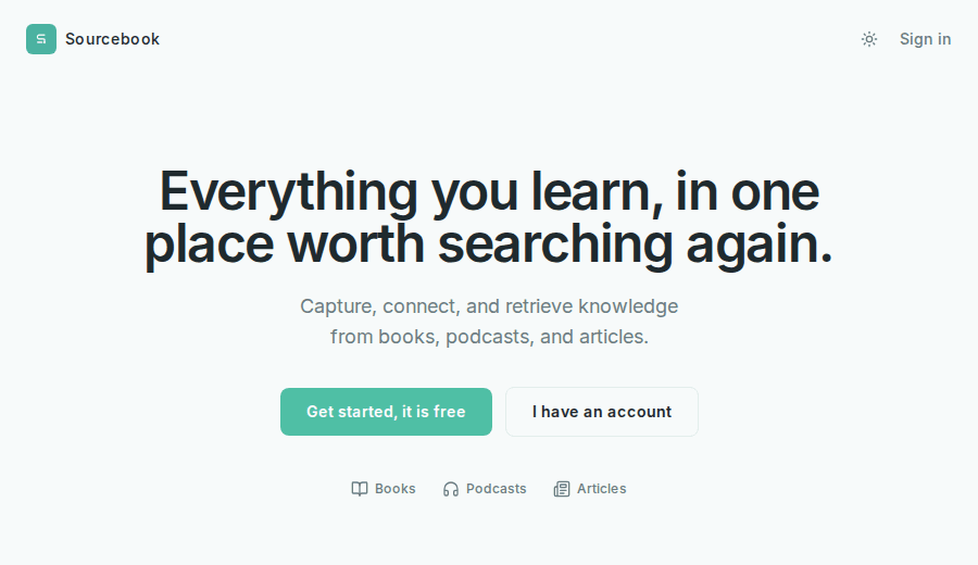 Sourcebook